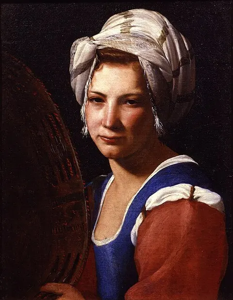 Gypsy Girl With Tambourine