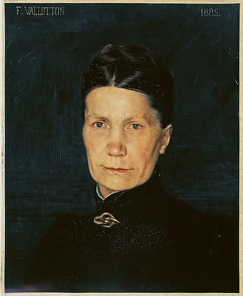 Portrait de la mère de l'artiste