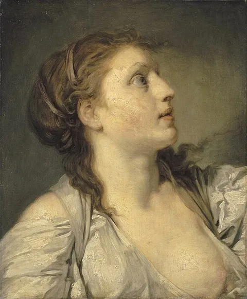 Head of a young woman