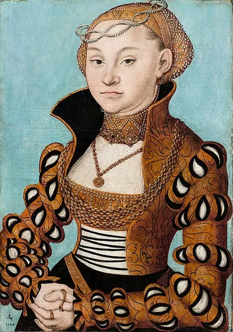 Retrato de una dama noble sajona