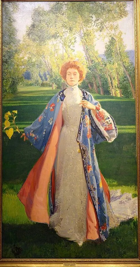 Life size portrait of May Suydam Palmer
