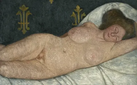 Reclining female nude