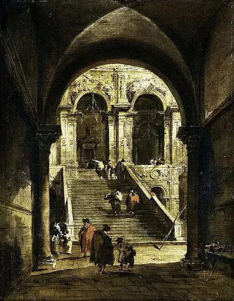 Palace steps
