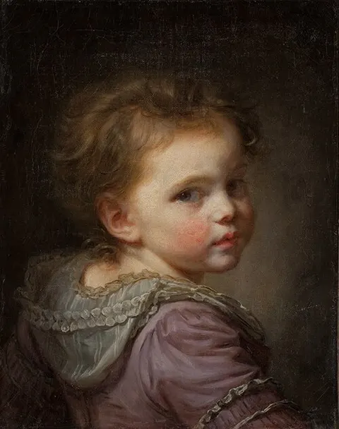 Petite fille de quatre à cinq ans
