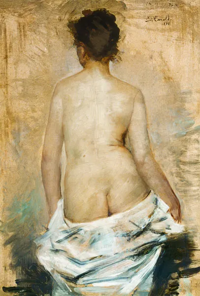 Female nude from the back