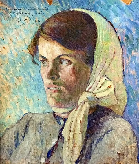 Head of a young woman