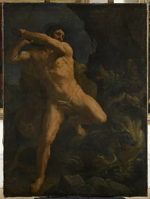 Hercules Slaying the Hydra of Lerna
