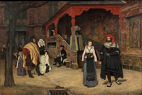 Rencontre de Faust et de Marguerite