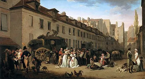 The Arrival of the Stagecoach