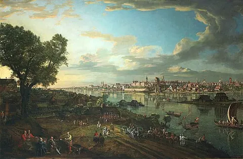 View of Warsaw from Praga