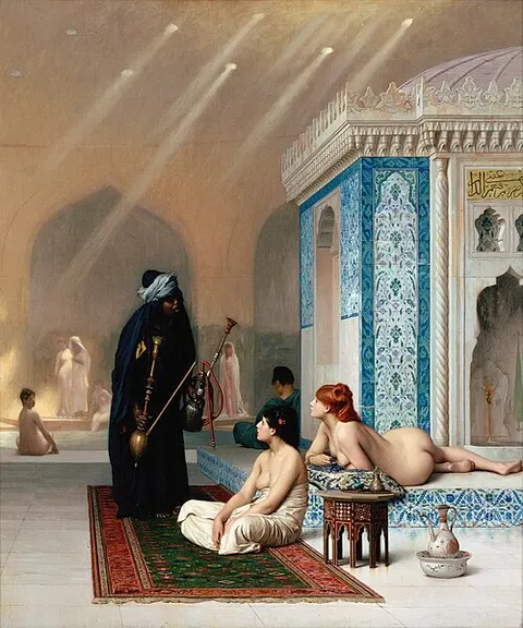 Piscina en un harem