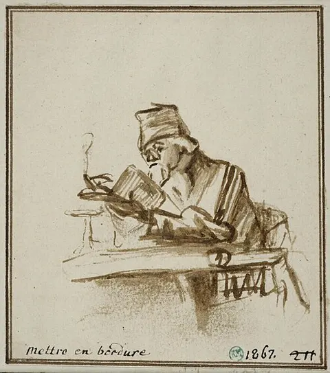Old Man Reading