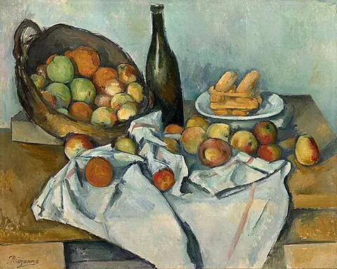 Cesto de manzanas
