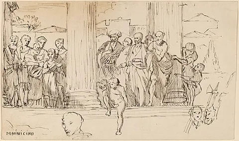Study after Domenichino