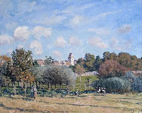 The Bell Tower at Noisy-le-Roi, Autumn