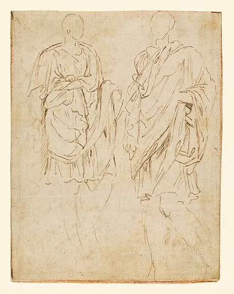 Two Studies of an Ancient Statue (recto); Scylla and a Centaur (verso)