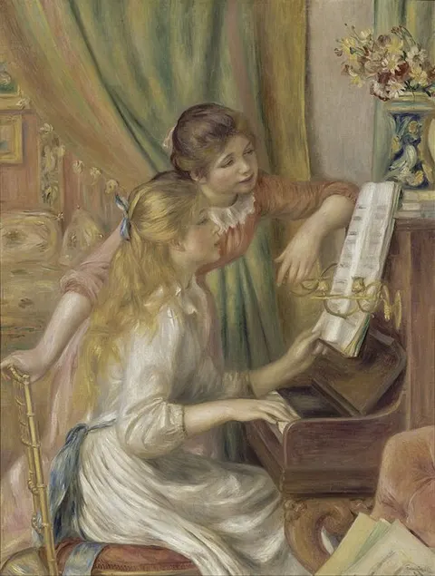 Muchachas al piano