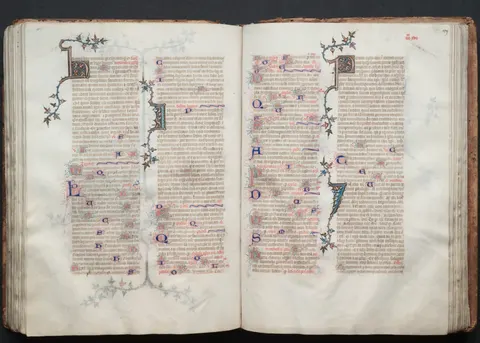 The Gotha Missal:  Fol. 108v, Text