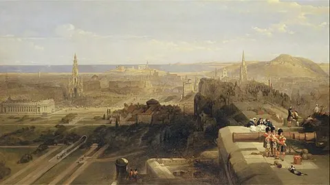Edinburgh from the Castle