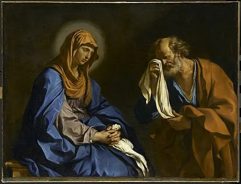 St. Peter Weeping before the Virgin