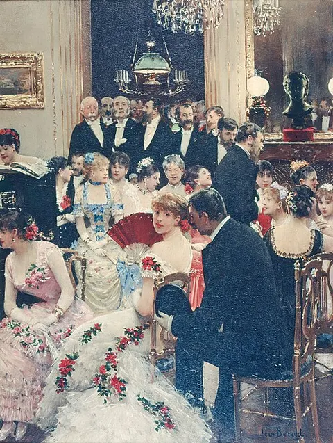La Soirée. Autour du piano