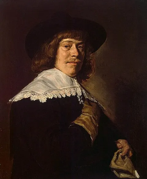 Retrato de hombre con guante