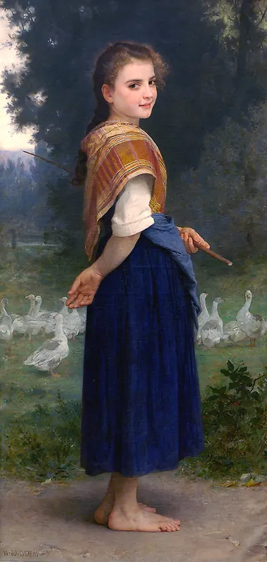 La pastora de gansos