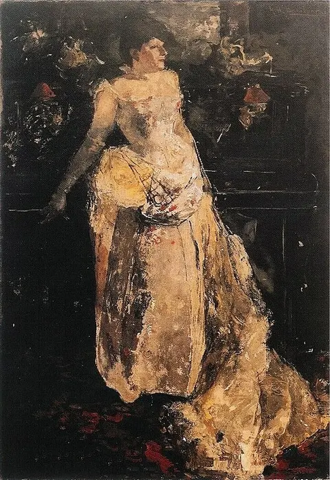 The Actress Theo Mann-Bouwmeester in 'Francillon'