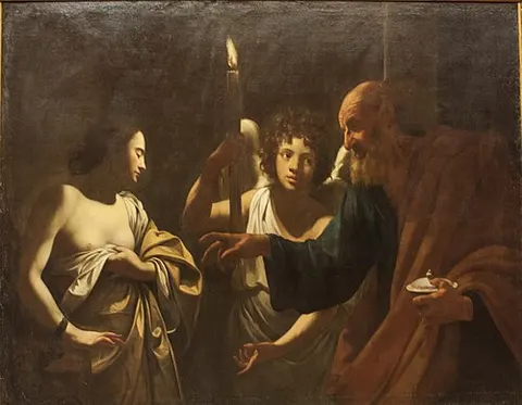 Saint Agatha's Vision of Saint Peter in Prison