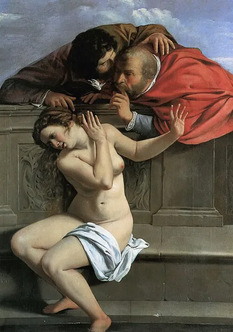 Susana y los viejos (Gentileschi, Pommersfelden)