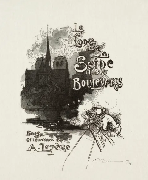 Frontispiece:  Le long de la Seine et des Boulevards