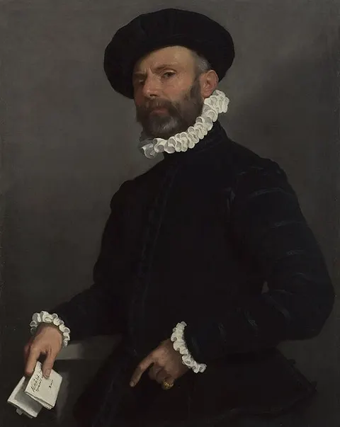 Man holding a Letter
