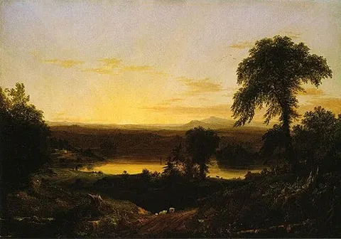 Summer Twilight, A Recollection of a Scene in New-England