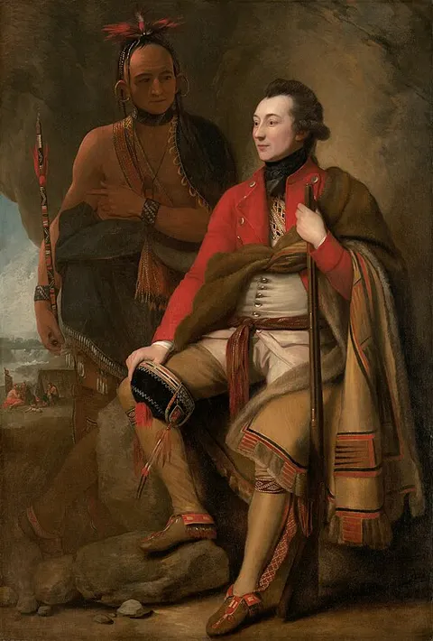 Colonel Guy Johnson and Karonghyontye