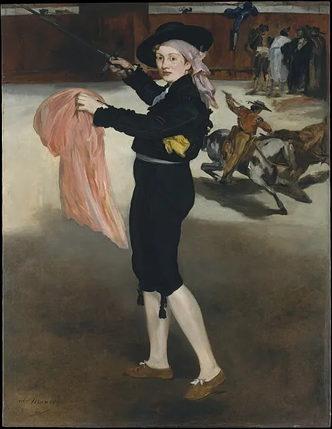 Victorine Meurent en traje de torear