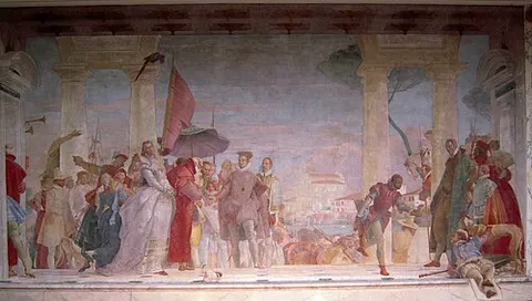 La visita de Enrique III a la villa Contarini