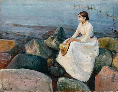 Inger en la playa