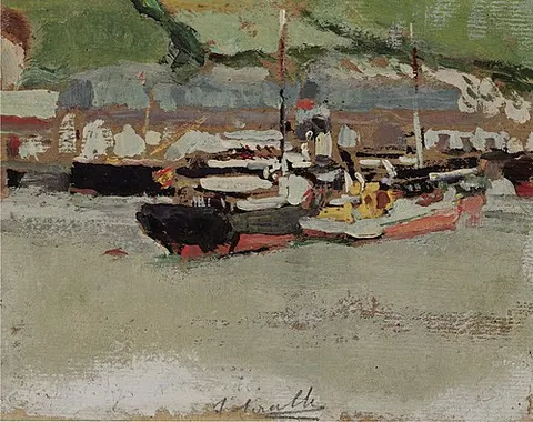 Barcos en un puerto