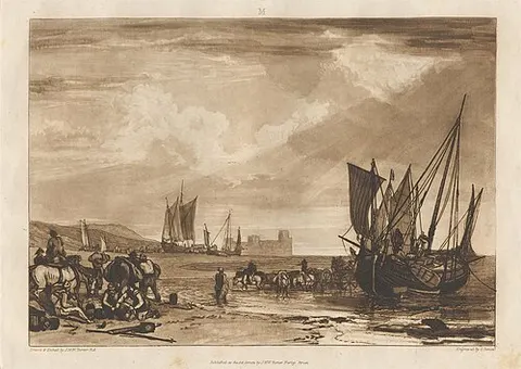 Flint Castle, Vessels Unloading