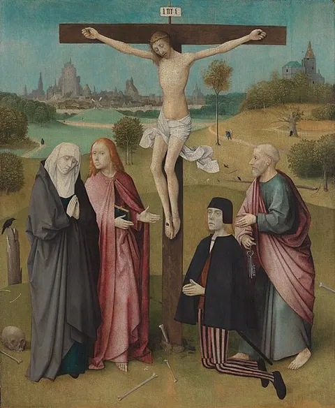 Crucifixión con donante