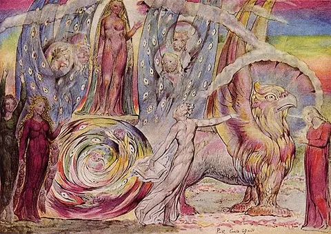 Beatrice Addressing Dante from the Car