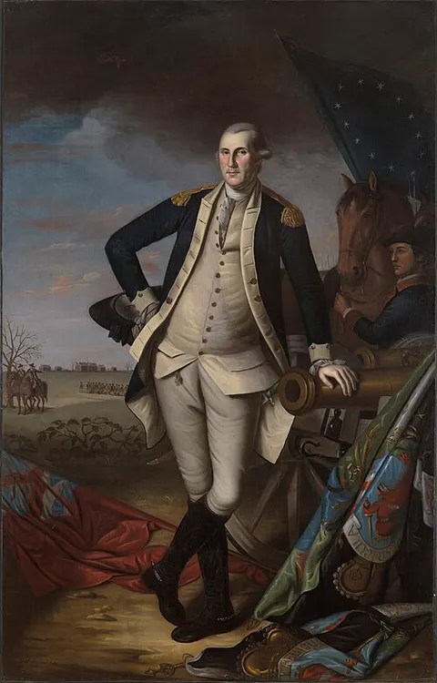 George Washington at the Battle of Princeton