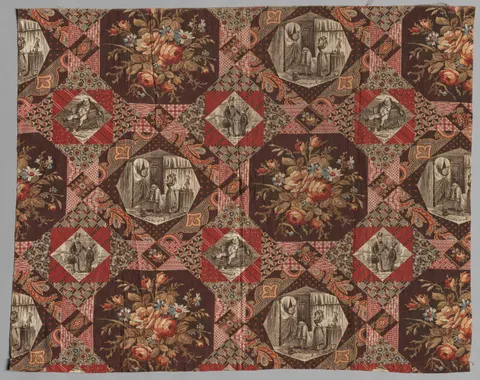 Roller Printed Cotton Textile