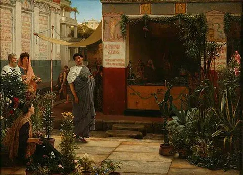 A Roman Flower Market