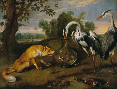 The Fable of Fox and Heron