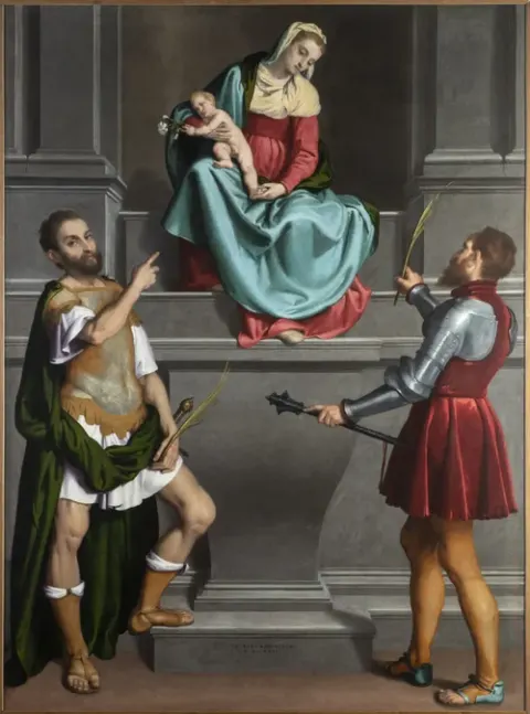 Madonna in trono con Bambino e i santi Vittore e Fidenzio