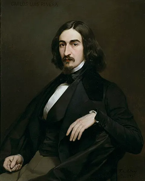 El pintor Carlos Luis de Ribera