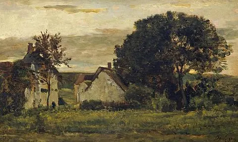 Cottages at Barbizon: Evening