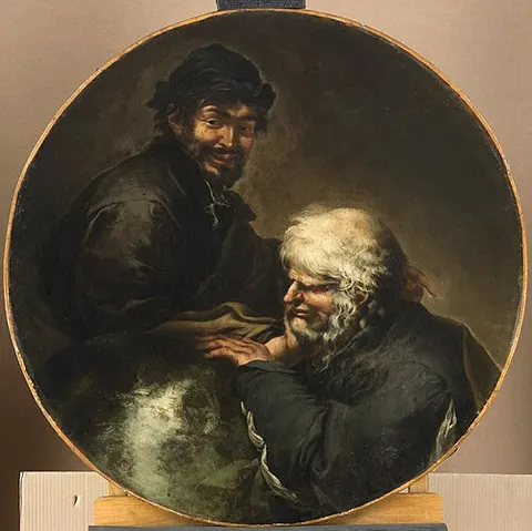 Heraclitus and Democritus