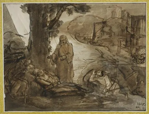 Christ Awakening the Apostles